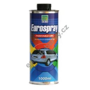 EUROSPRAY přelakovatelný  černý/ 1 L